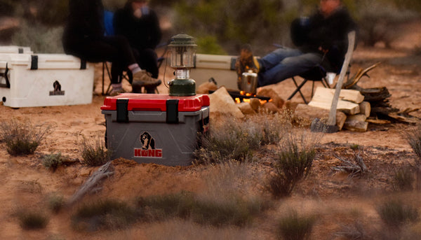 KONG Coolers camping adventure year round